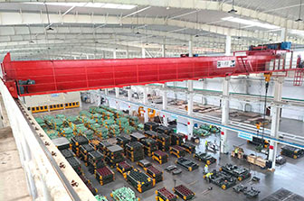 山西運(yùn)城雙梁橋式起重機(jī)項(xiàng)目